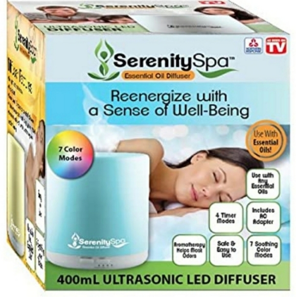 Serenity Spa Essential Oil Diffuser Brand New